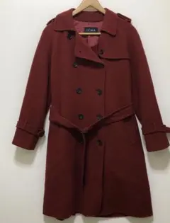 わけあり IENA コート ワインレッド