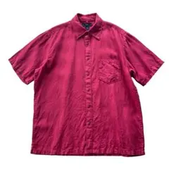 00s GAP ギャップ リネン ボックスシャツ S 半袖