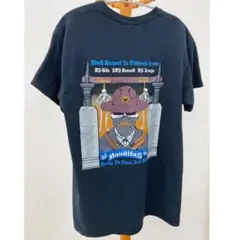 GILDAN ギルダン　Tシャツ　キャラクター　ドクロ　プリント　黒