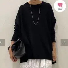 BEARDSLEY 美品❗️SALE❗️ビッグ ショートクルーネックニット