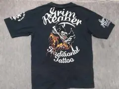 BLOOD MESSAGE タトゥー グリムリーパー柄 Tシャツ size40