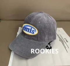 emis コーデュロイキャップ グレー
