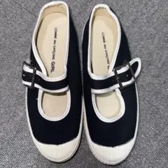 COMME des GARÇONS GIRL 白　ストラップシューズ　24.5 COMME des GARÇONS GIRL 白 ストラップシューズ 24.5
