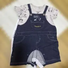 スヌーピー半袖ロンパース70〜80
