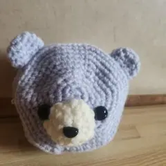 ハンドメイド　くま　テディベア　ポーチ