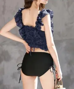 【新品】フリルデザイン セパレート水着Lサイズ