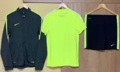 NIKE ナイキ L 人気ボルトカラー 上下セット ストライクテックパンツ ジム