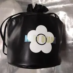 MARY QUANT オーロラロゴプリント 巾着　ポーチ　デイジー