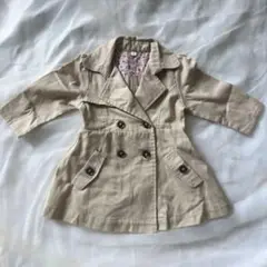 ベージュ ダブルブレスト ジャケット