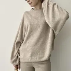【L'Appartement】Cashmere Knit P/O フリーサイズ