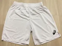 asicsサッカーパンツ白