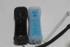 Wii リモコン モーションプラス内蔵　純正 RVL-036 ブラック ブルー