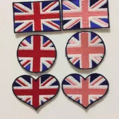 英国旗 ワッペン 刺しゅう オーダー