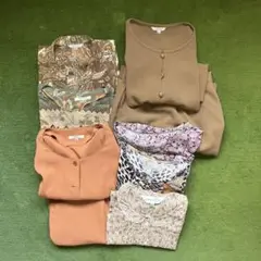 昭和レトロ　古着　レディースまとめ売り　 M〜L （9号〜11号）