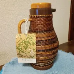 ニシヤマ　編み込みデザイン 水差し 1リットル　昭和レトロ