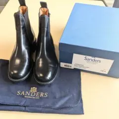 sanders サンダース ミリタリー チェルシーブーツ サイドゴアブーツ