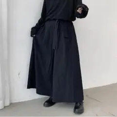 【大特価】3XL 袴パンツ ストリート系 男女兼用 ワイドパンツ　はかま