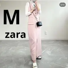 ZARA ベストエフェクトミディワンピース　L size ZARA - ZARA ベストエフェクト ミディワンピース Sの通販 by