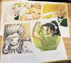 Dr.STONE 5周年記念ミニポストカード 5点セット