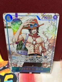 （美品）ワンピースカード　エース　secパラレル