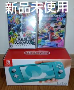ニンテンドースイッチ ライト 本体 大乱闘スマッシュブラザーズ マリオカート8
