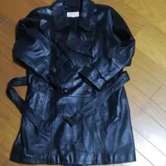 クレージュレザーコート