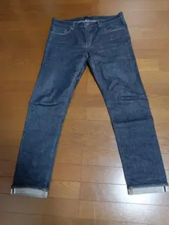 ユニクロ　セルビッジジーンズ　36