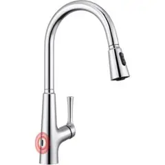 CREA タッチレス水栓 キッチン水栓 自動水栓 キッチン蛇口 クロムメッキ