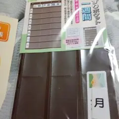 ウォールポケット お薬カレンダー1週間用 介護用品