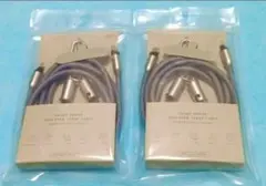 新品 3COINS 2本 スマートフォンストラップ充電ケーブル シルバー