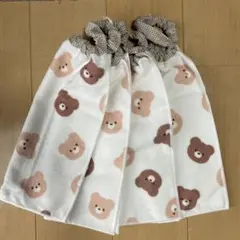 タオルエプロン おりこうタオル　クマ