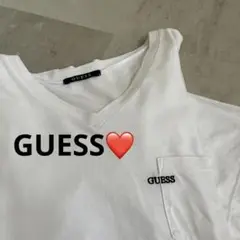 ゲス　シンプルロゴTシャツ　XL