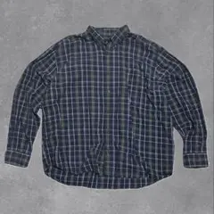 Eddie Bauer リラックスフィット チェックシャツ XXL