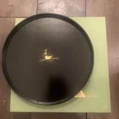 象彦 九代西村彦兵衛 漆塗り丸盆