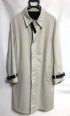 【希少】HERMESエルメス　ヴィンテージステンカラーコート レッド 希少】HERMESエルメス ヴィンテージステンカラーコート レッド