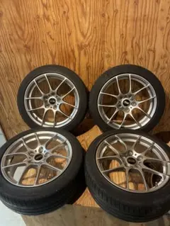 超美品 BBS RF506 17インチタイヤセット 225/45/R17ゴルフ等 BBS VW ゴルフ Golf Audi アウディ A4 S4等 RF RF506 鍛造