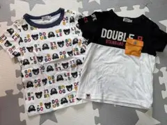 DOUBLE Tシャツ 2枚セット 100cm