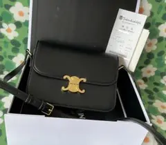 CELINE ブラック ショルダーバッグ