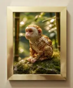 114【叡智と守護の象徴☆干支聖獣・申】人生導く神聖なる猿のスピリチュアルアート
