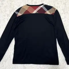 BLACKLABEL ブラックレーベルクレストブリッジ　長袖カットソーM 黒