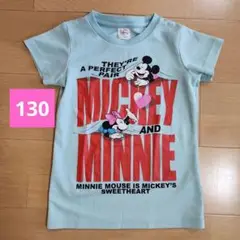 Disney ミッキー ミニー Tシャツ 130