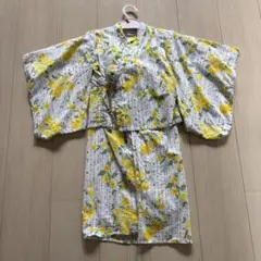キッズ 花柄着物 110cm