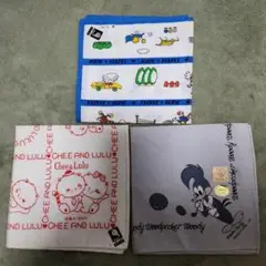 レトロ　ハンカチ　3枚セット