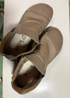 D'Knot 履いたそばから足に馴染むショートサイドゴムブーツ　オーク