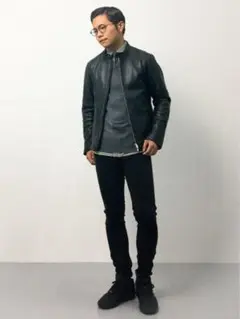 本革ライダースジャケット サイズM