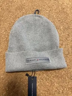 TOMMY HILFIGER ニット帽 グレー 未使用 タグ付き