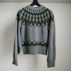 Kolor 15AW ランタンスリーブ厚手ウールニット パフスリーブ