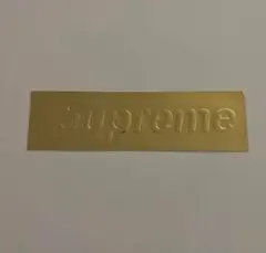 【激安価格】supreme BOXロゴ ステッカー GOLD ゴールド 人気商品