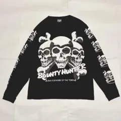 BOUNTY HUNTER バウンティーハンター ロンT 長袖Tシャツ スカル