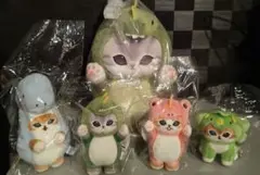 mofusand かいじゅうにゃん マスコット全4種＋BIGぬいぐるみ1種